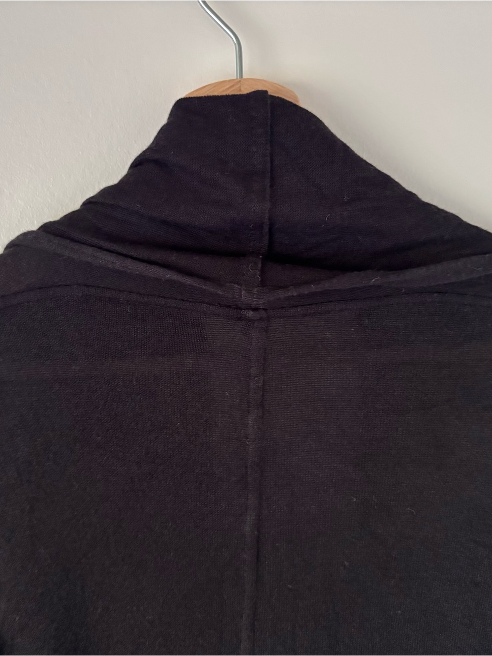 The Row Knightsbridge Quiet Luxury Open Front Cardigan in Black (Size Large) - Picture 9 of 10